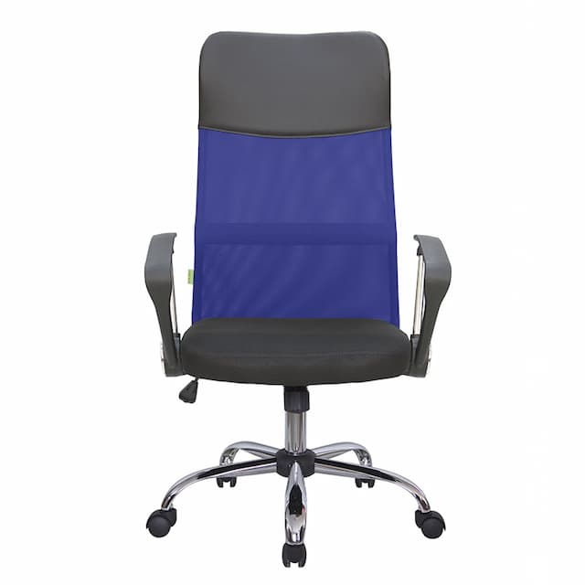 Кресло Riva Chair Smart RCH 8074 чёрный/синий