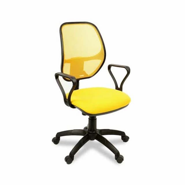 Кресло компьютерное Мирэй Марс new gtpp (Самба) ПК (желтый), ткань цветная серия В