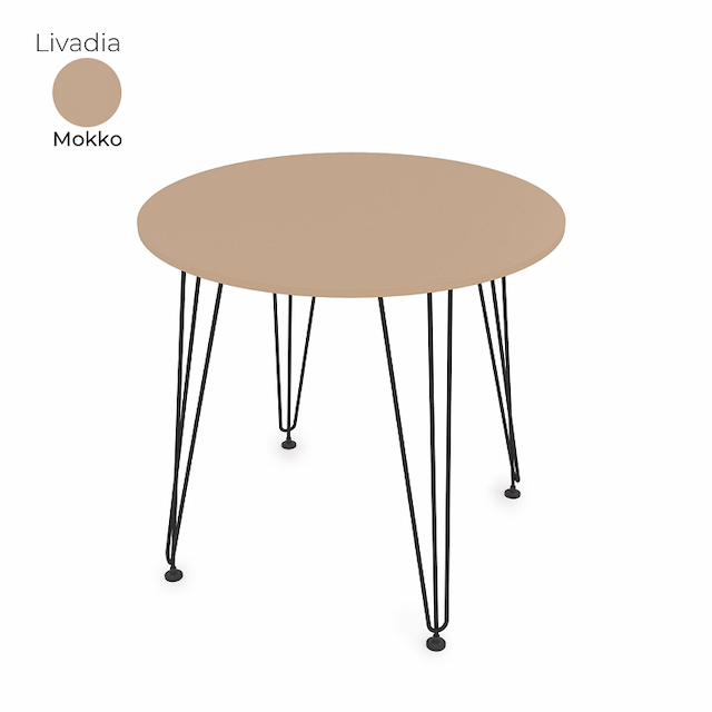 Стол обеденный круглый Алсав 21Livadia.008 Mokko