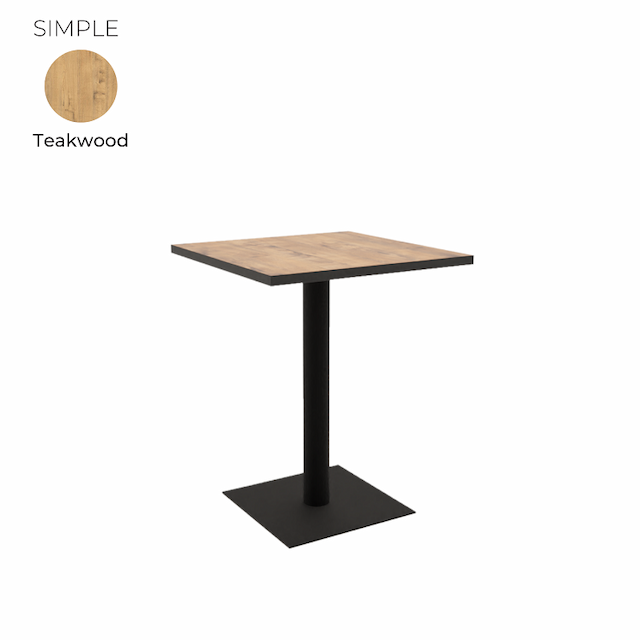 Стол обеденный квадратный Алсав 21SIMPLE.006 Teakwood