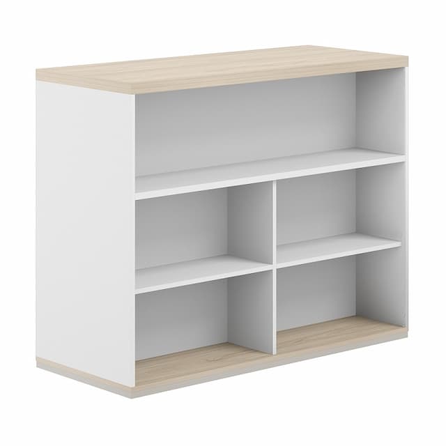 Стеллаж-комбо 1238 двухсторонний Norden Allegro AG.254.302.674.WH с топом и экраном ЛДСП