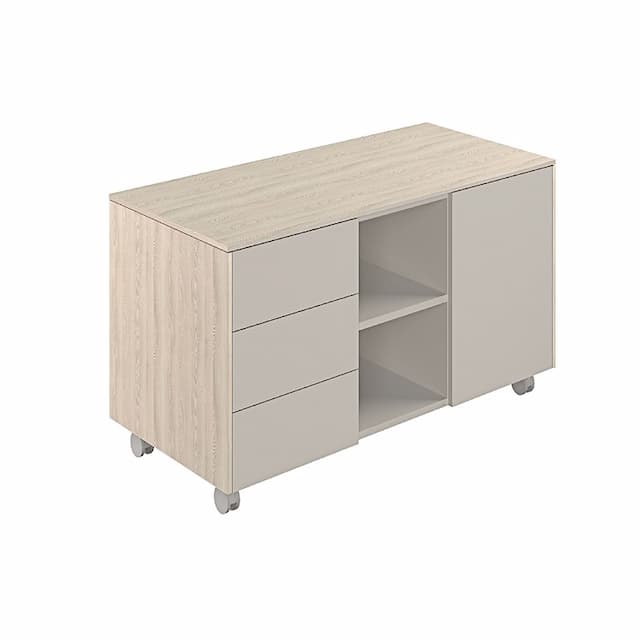 Тумба мобильная 3-х секционная Norden Атлас NZ-0213.YN.GS