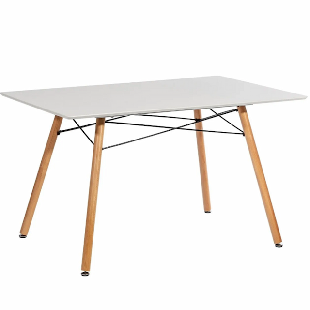 Стол обеденный Клен Имс сгр018/8 нераздвижной (белый)