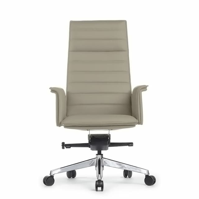 Кресло RV DESIGN Rubens A1819-2 Светло-серый натуральная кожа