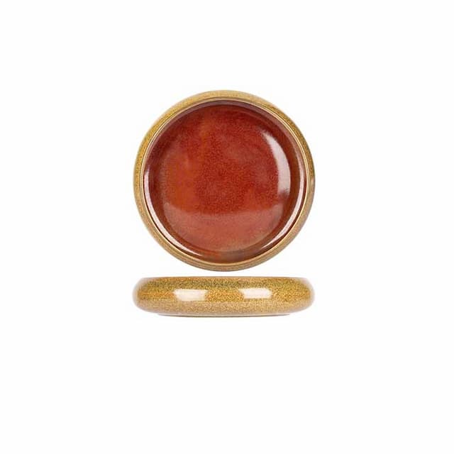 Тарелка с закругленным бортом d 16,6 см h 3,8 см CosyTrendy Elements Mustard 5698012