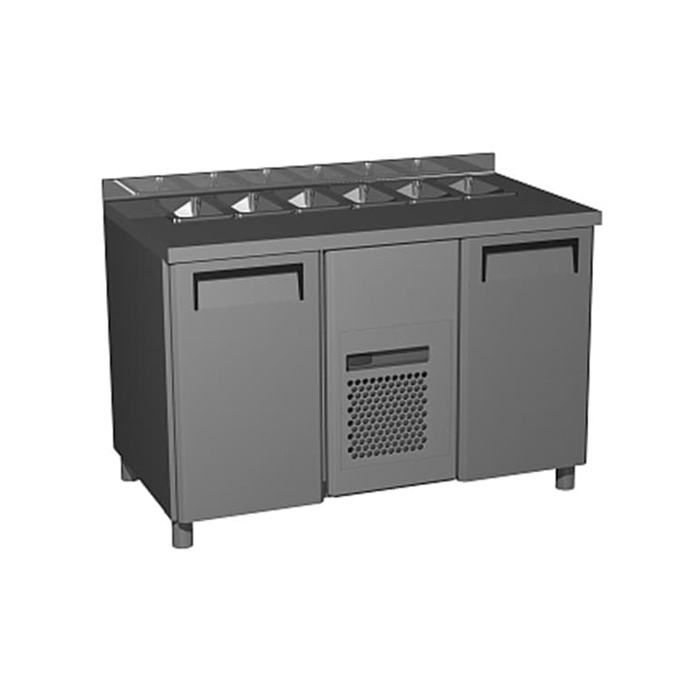 Стол холодильный для салатов Полюс 700 SALAD ONE SIDE T70 M2sal-1 9006 (SL 2GN Полюс)