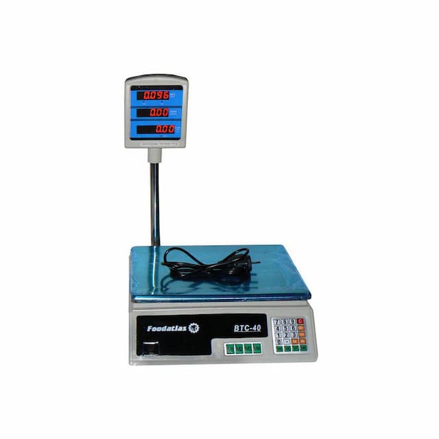 Торговые весы Foodatlas 40кг/2гр ВТС-40