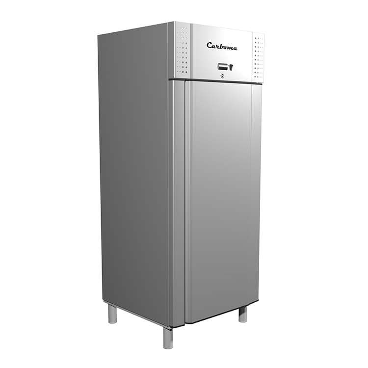 Шкаф комбинированный Полюс RF700 Сarboma INOX