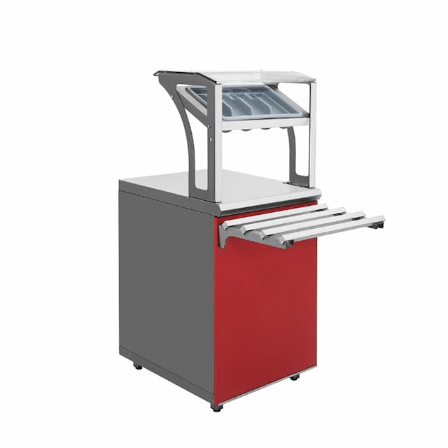 Прилавок для приборов и подносов Luxstahl ПП-600