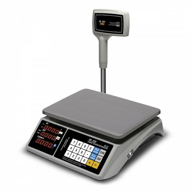 Торговые настольные весы MERTECH M-ER 328 ACPX-32.5 "TOUCH-M" LED